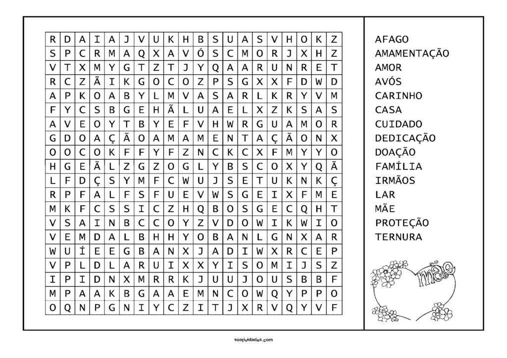 Caça-Palavras Dia Da Escola, PDF, Blog